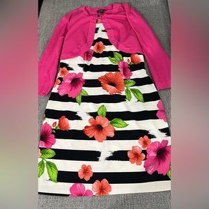 2 pc Dress & Sweater Set